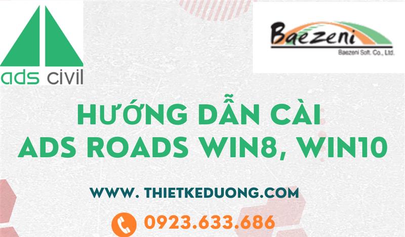 Cài Ads Road win10, win8